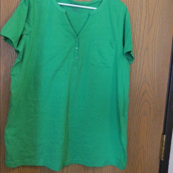 ROMANS green basic shirt size large never worn A-14 - Picture 2 of 5